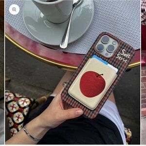 NWT SOFT SERVE APPLE MAGSAFE WALLET